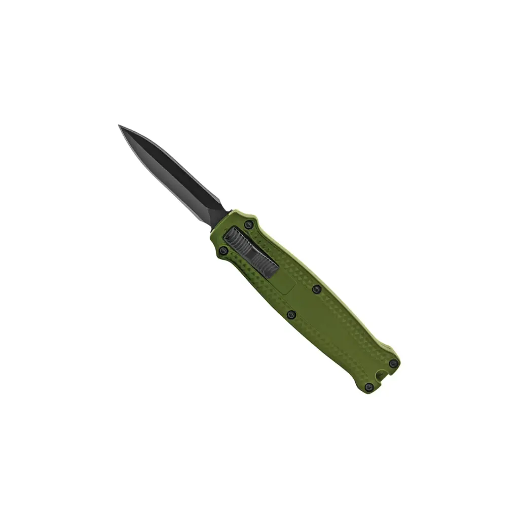 Field Signal Compact OTF Knife - Green Aluminum