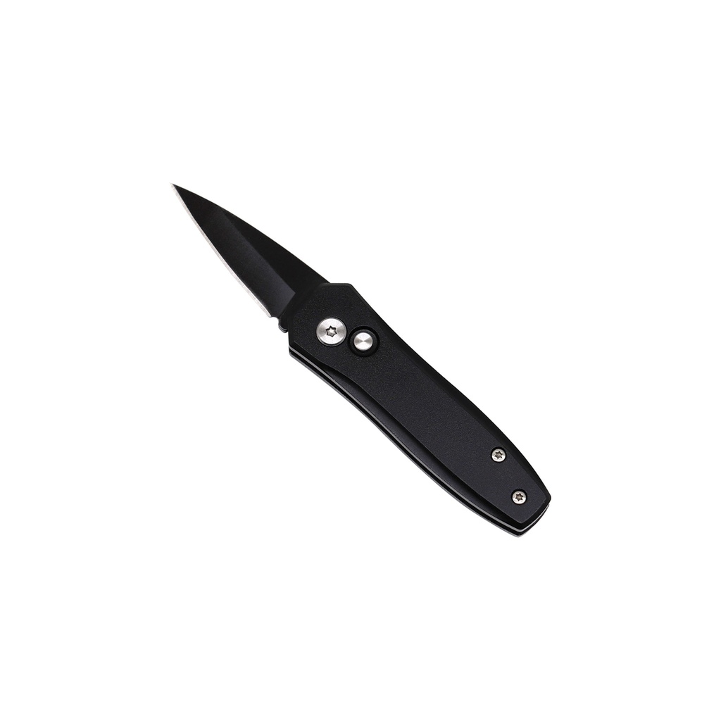 Stealth Shadow Micro Automatic Knife - Black Titanium