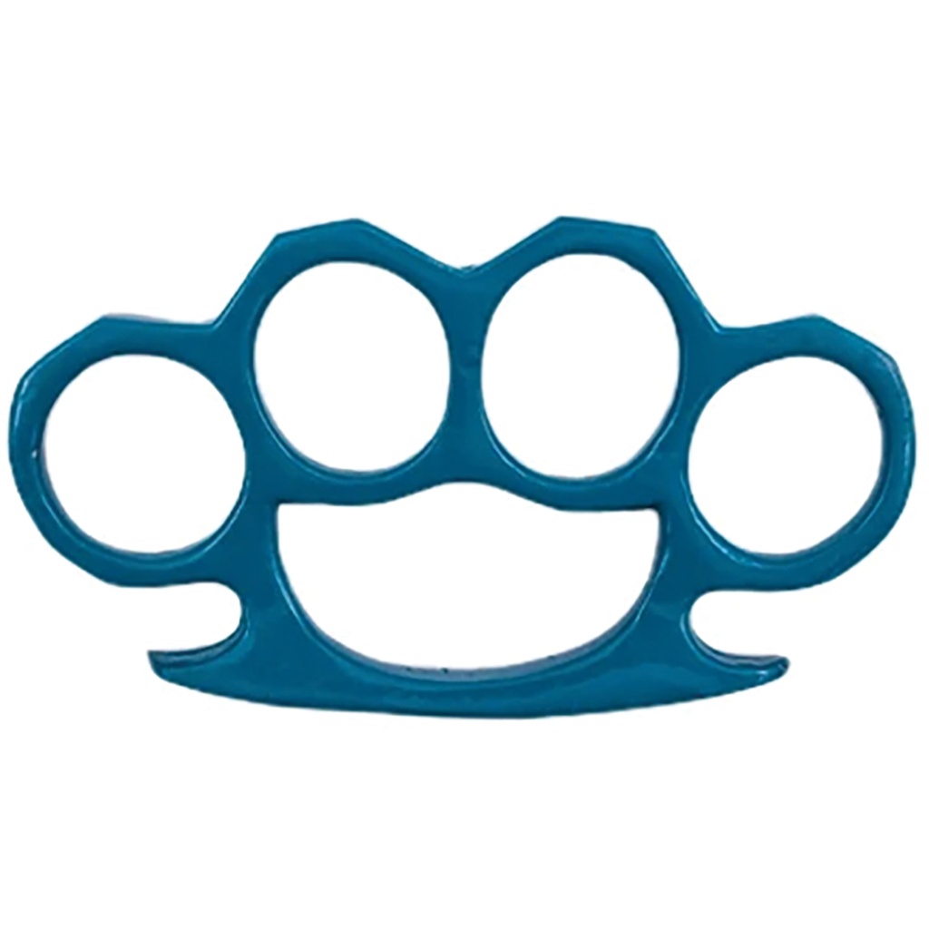 Skyline Minimalist EDC Brass Knuckles - Sky Blue Steel