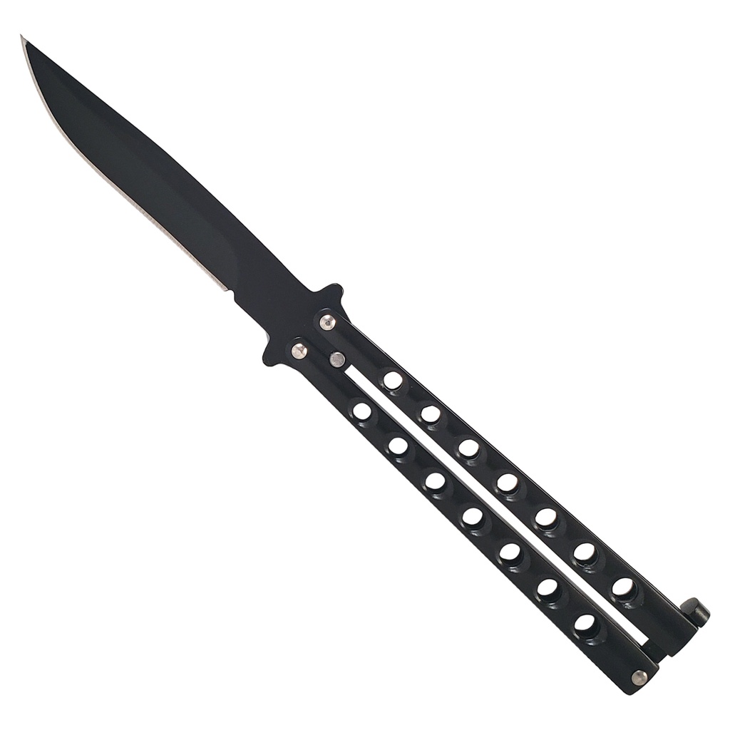 Eclipse Ventflow Balanced Butterfly Knife - Matte Black