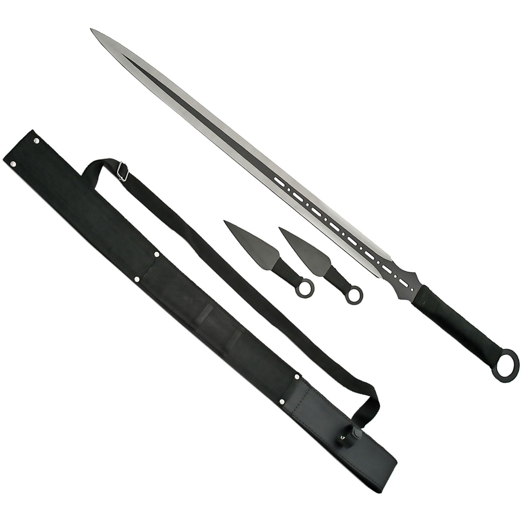 Shadowline Duo Training Ninja Sword Set - Black Cord