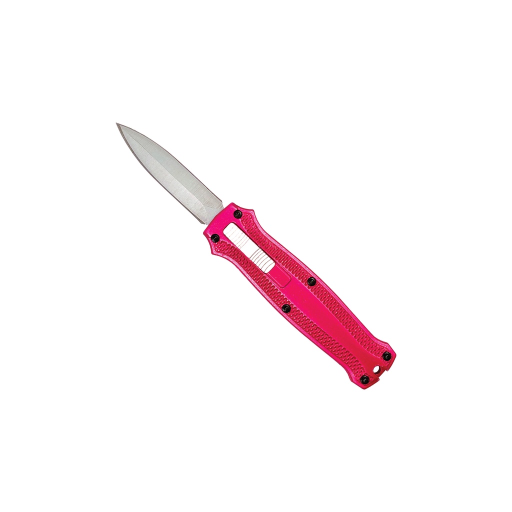 Neon Whisper Lightweight Mini OTF Knife - Pink