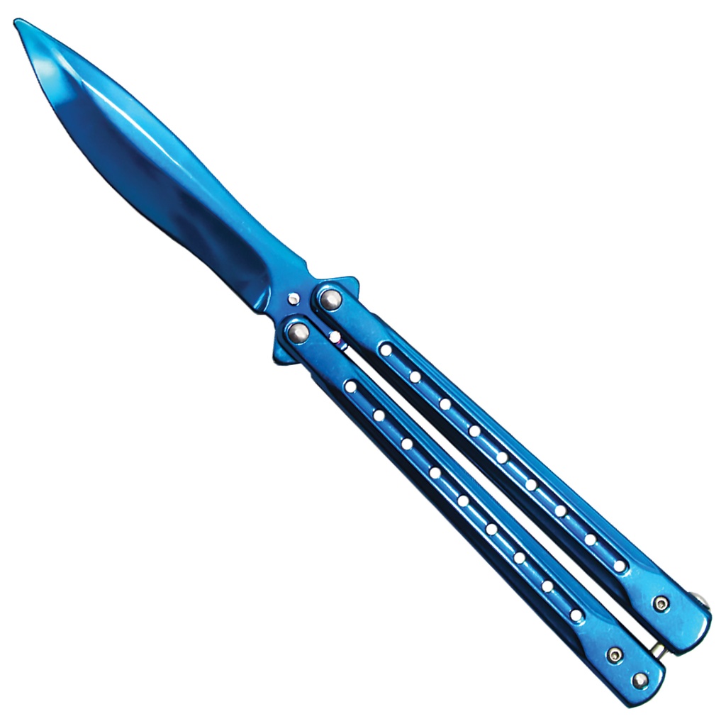 Whisperwing Faux Recurve Practice-Balanced Butterfly Trainer - Blue