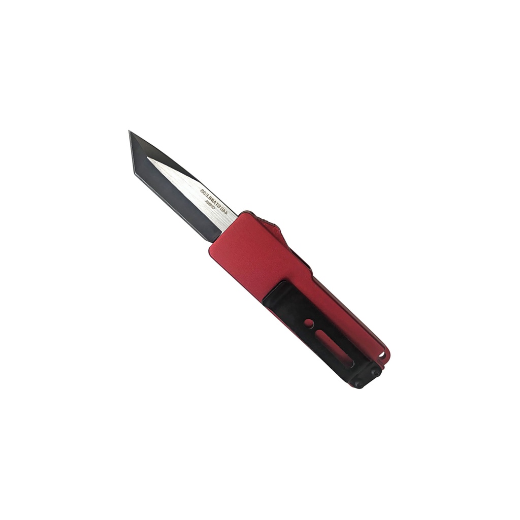 Snap-Chop Money Clip Mini OTF - Red Aluminum