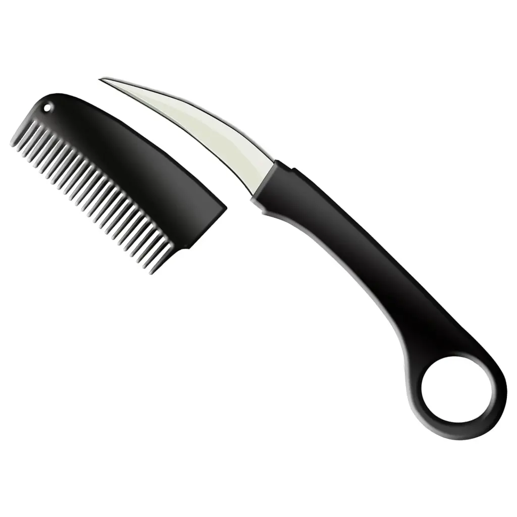 Ghost Ring Disguise Comb Knife - Matte Black