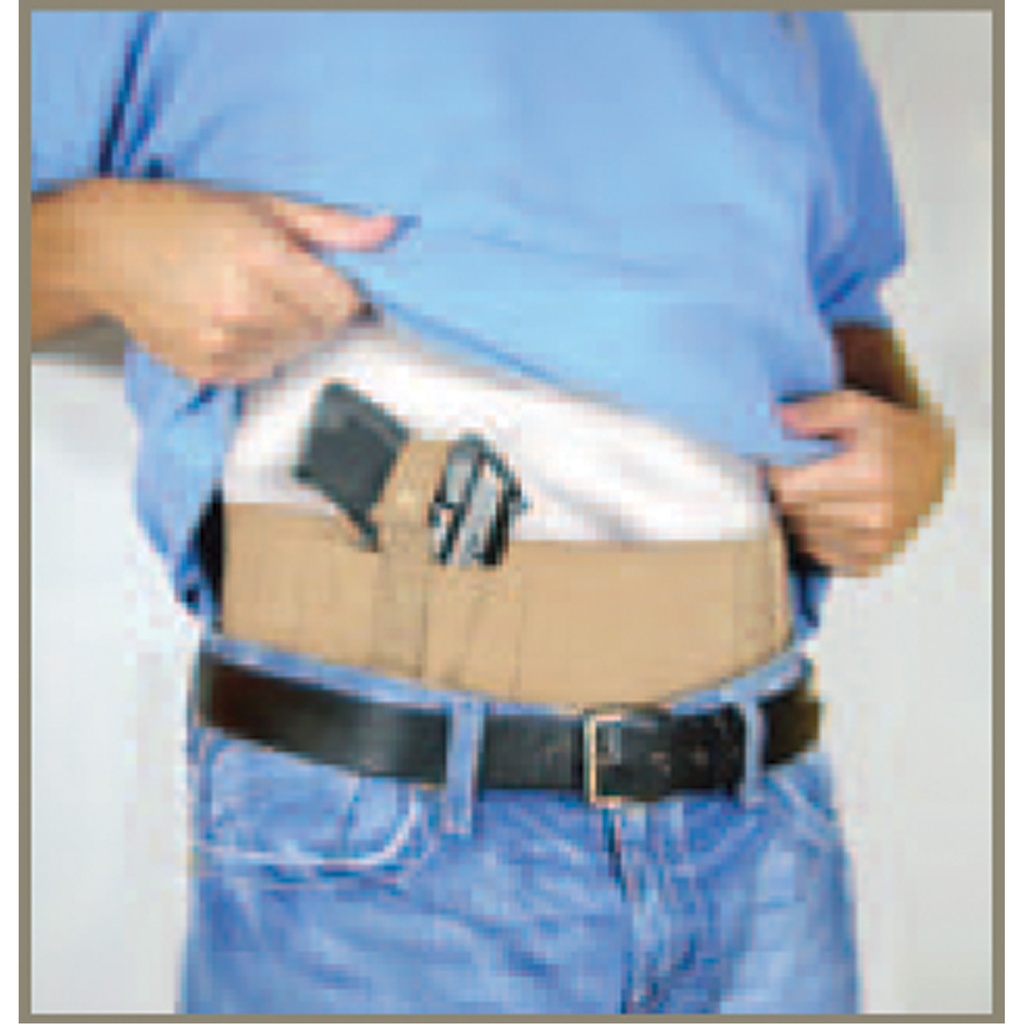Undercover Flex Zero-Print Belly Band Holster - Beige Elastic