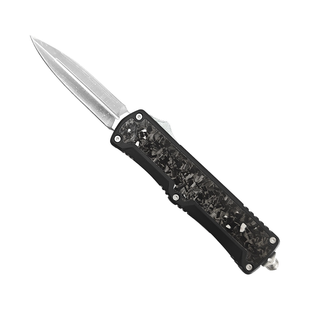 Forged Weave Rapid-Deploy OTF Knife - Carbon Fiber