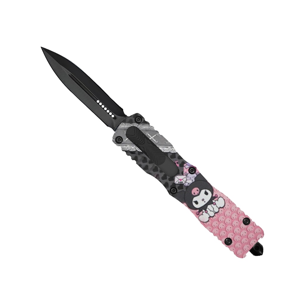 Hello Kitty Front-Switch OTF Knife - Pink Dagger