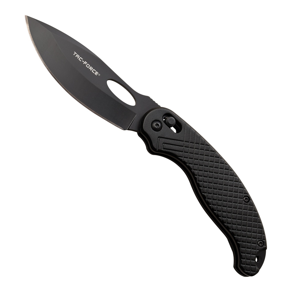 Stealth Glide Ball-Bearing Flipper Knife - Midnight Black