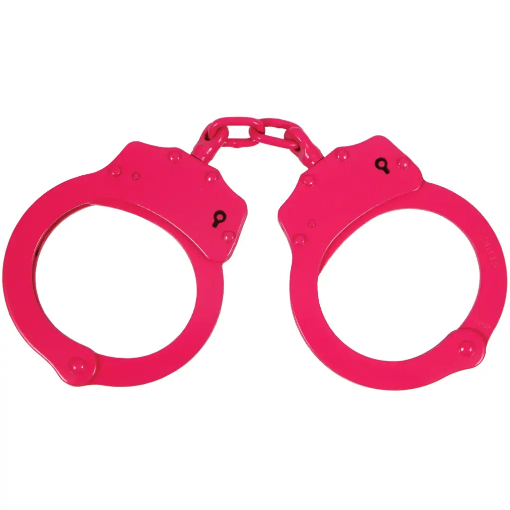 Vivid Guardian Double Locking Handcuffs - Bright Pink