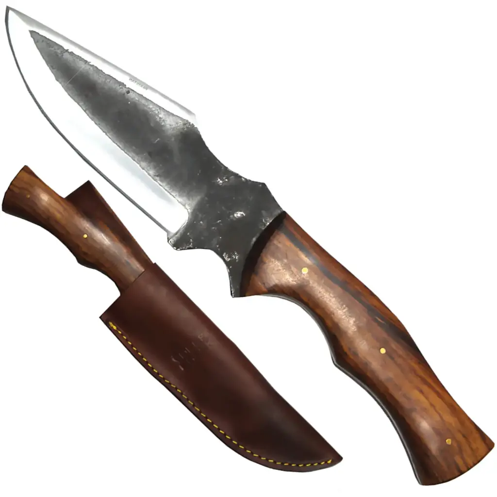 Legacy Hunter Hand-Forged Clip Point - Polished Rosewood