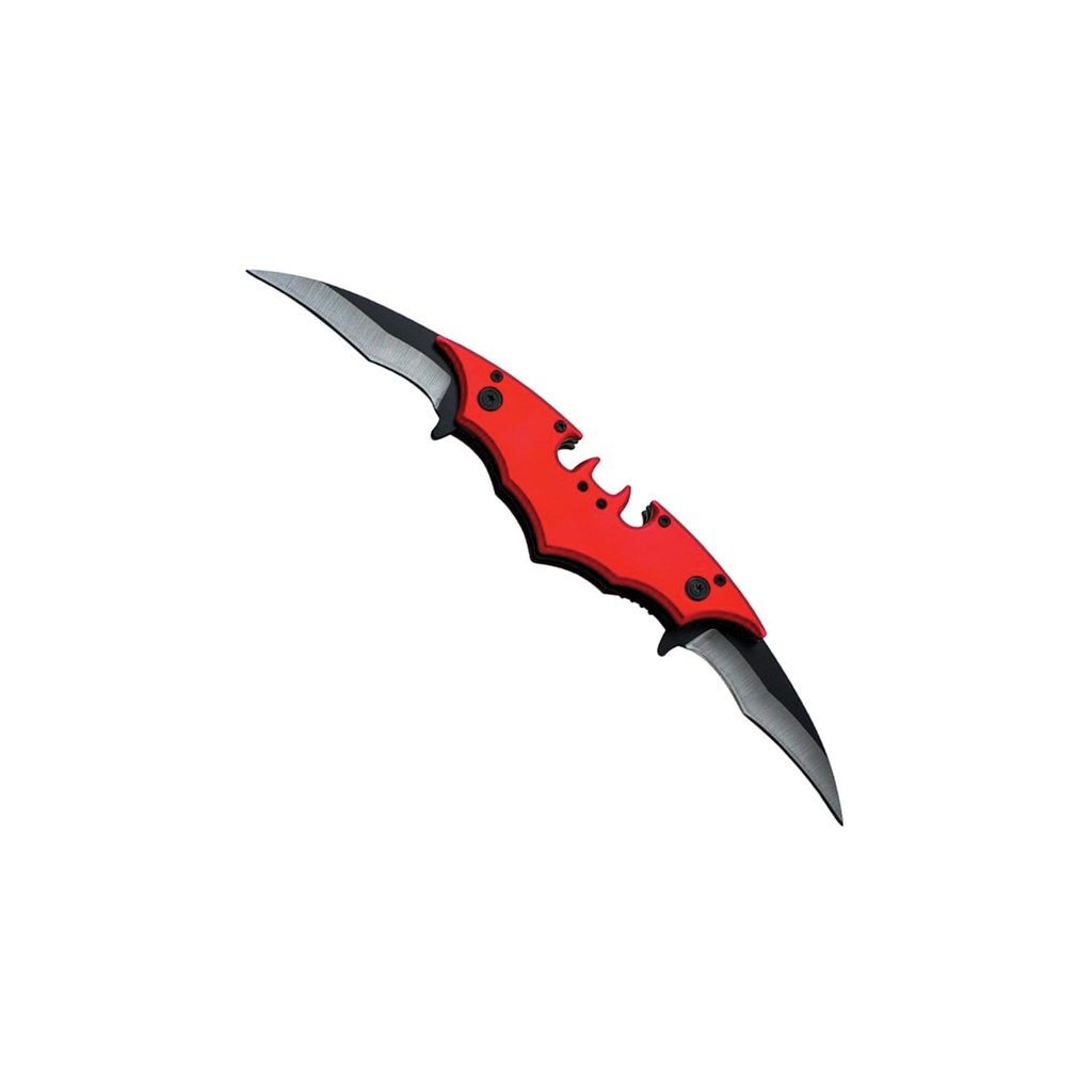 FOLDING BAT KNIFE IN RED