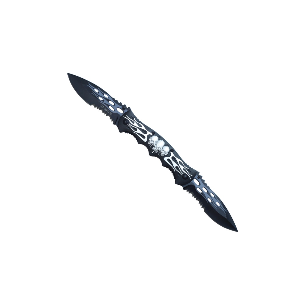 DOUBLE BLADE W GYSKULL HEAD