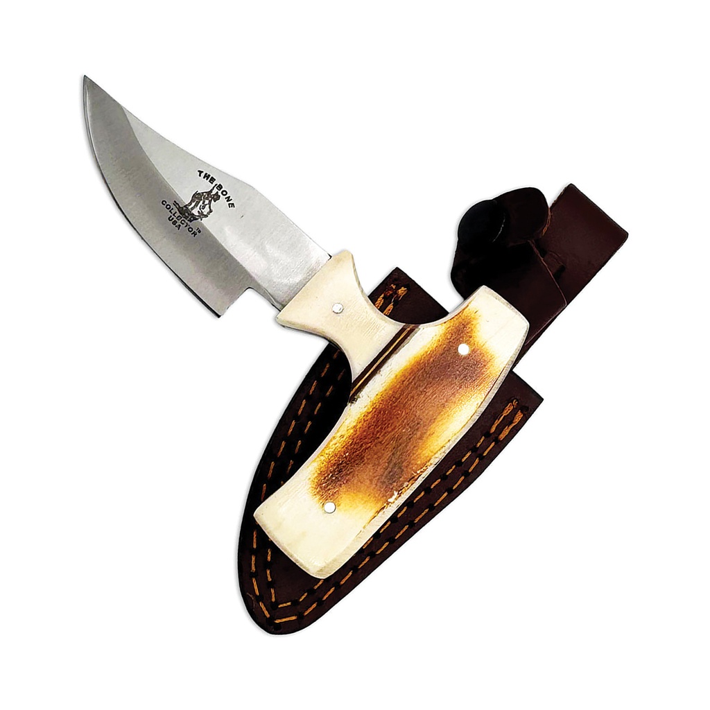 Bone Collector Field-Dress Skinning Knife - Burn Bone