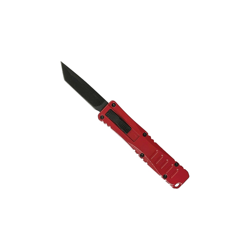 Flashpoint Tanto Micro OTF Knife - Red Aluminum