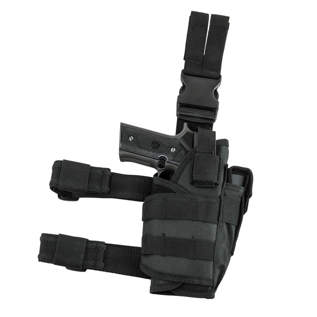 Shadow Rig Adjustable Drop Leg Holster - Black Nylon
