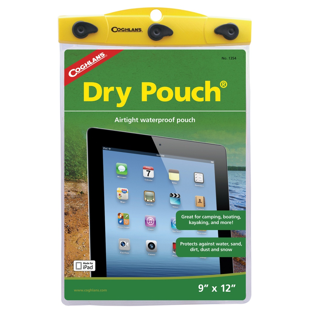 Shoreline Signal Waterproof Tablet Pouch - Yellow Clear