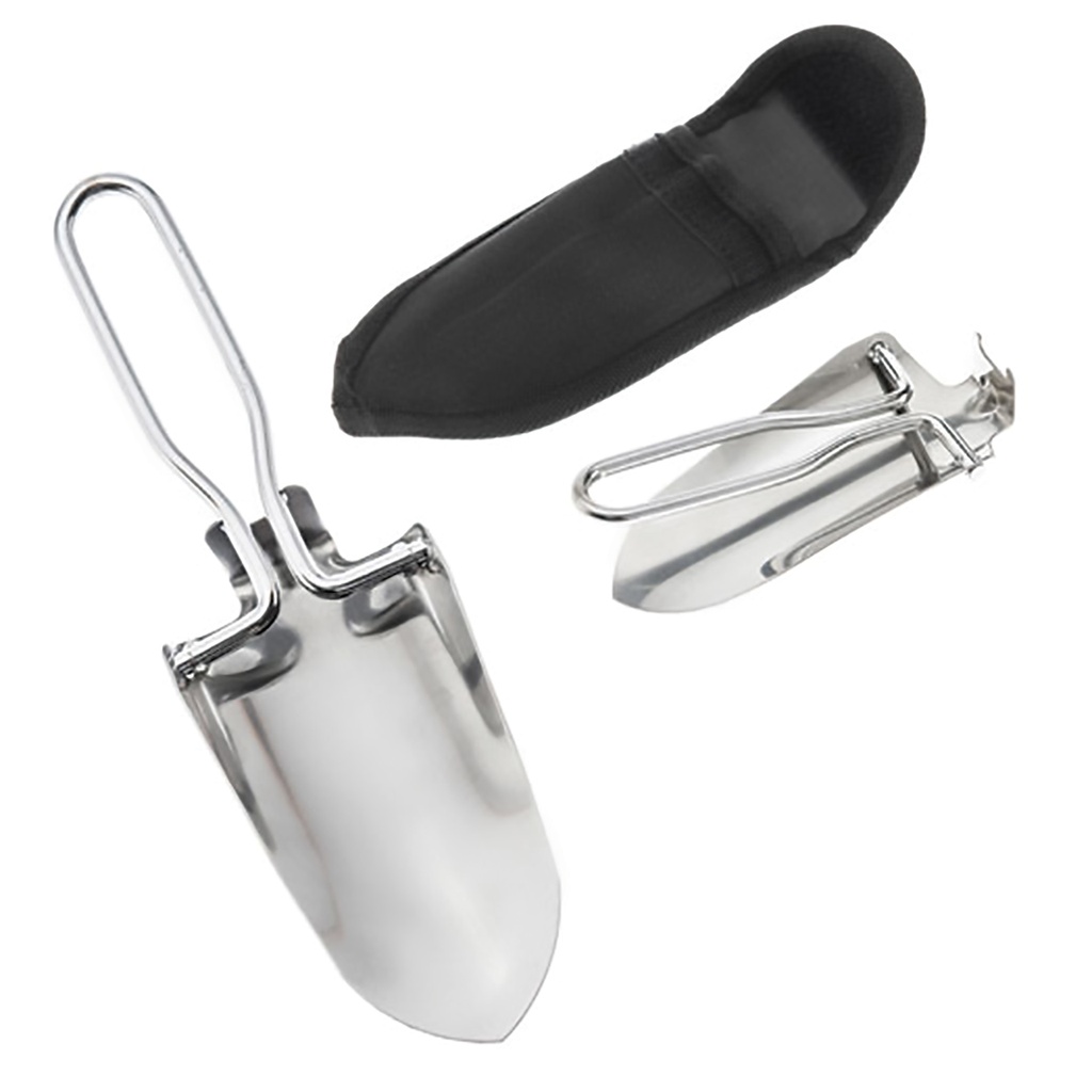 SAMPLE -Trailfold Pocket-Ready Folding Trowel - Stainless Steel