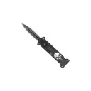 Punisher Skull Quick-Slide Mini OTF Knife - Matte Black