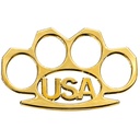 Patriot Grip USA Brass Knuckle - Gold Metal