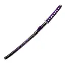 Dragon Eclipse Fantasy Katana Sword - Black Purple