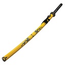 Regal Dragon Awakening Katana Sword - Yellow Scabbard