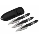 Minimalist Flight Control Throwing Knife Set - Silver Steel
