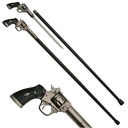 Revolver Regent Heritage Sword Cane - Gunmetal Black