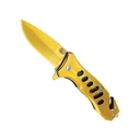 Auric Pulse Quick-Deploy Assisted Opening Knife - Gold