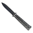 Monolith Zero-Glare Butterfly Knife - Stonewash Steel