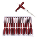 Redline Merchant-Grade Pen Knife Display - Gloss Red