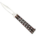 Airflow Smooth-Pivot Butterfly Knife - Red