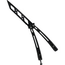 Sleekflip Tanto Balance Butterfly Knife Trainer - Black