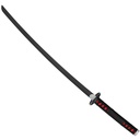 Crimson Enigma Shadowline Katana Sword - Black Blade