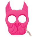 Street Guardian Bulldog Self Defense Keychain - Hot Pink