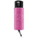 Bling Shield 16-Foot Pepper Spray Keychain - Pink Rhinestone