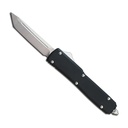 Satin Edge Gentleman's Quick-Deploy OTF Knife - Black Metal