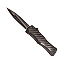 Stealth Weave Rapid-Action OTF Knife - Carbon Fiber Black