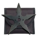Shadow Sigil Precision Throwing Star - Midnight Black