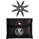Night Compass Precision Throwing Star - Black Steel