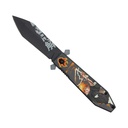 Soul Reaper-Inspired Assisted Opening Pocket Knife - Ichigo Black Edition