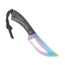 Aurora Traverse Full-Tang Skinning Knife - Rainbow Finish