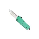 Aqua Mirage Quick‑Slide Mini OTF Knife - Turquoise Camo