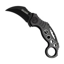 Ringlock Talon Assisted Karambit Knife - Grey Aluminum
