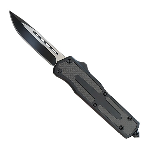 Carbon Edge Rapid-Deploy OTF Knife - Black Aluminum