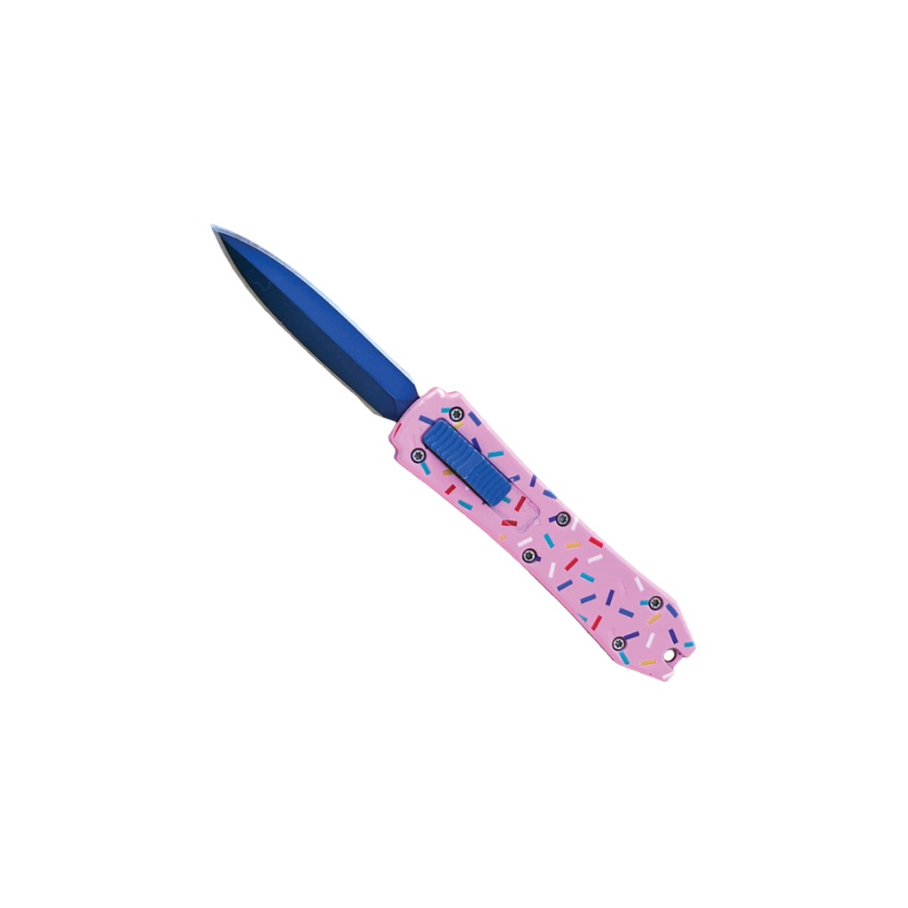 Sprinkle Pop Dessert-Themed Mini OTF Knife - Pink | Texas OTF Knives