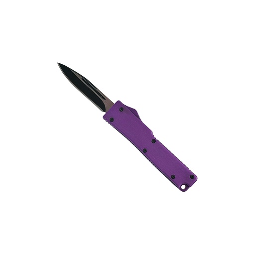 Urban Pulse Front-Button OTF Automatic Knife - Purple Aluminum